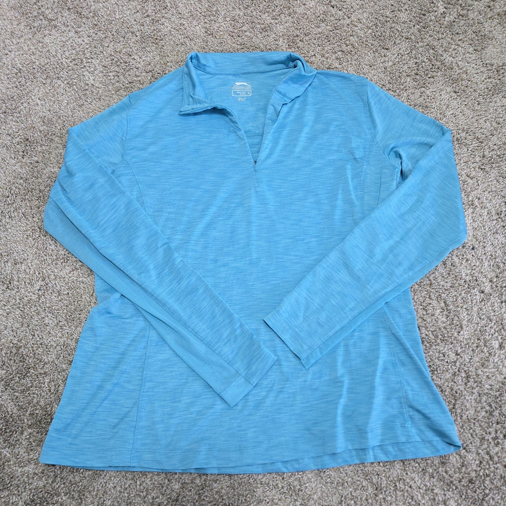 Slazenger Women's Sky Blue Long Sleeve Tee